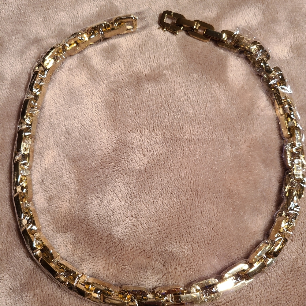 Eddie Borgo supra link collar necklace